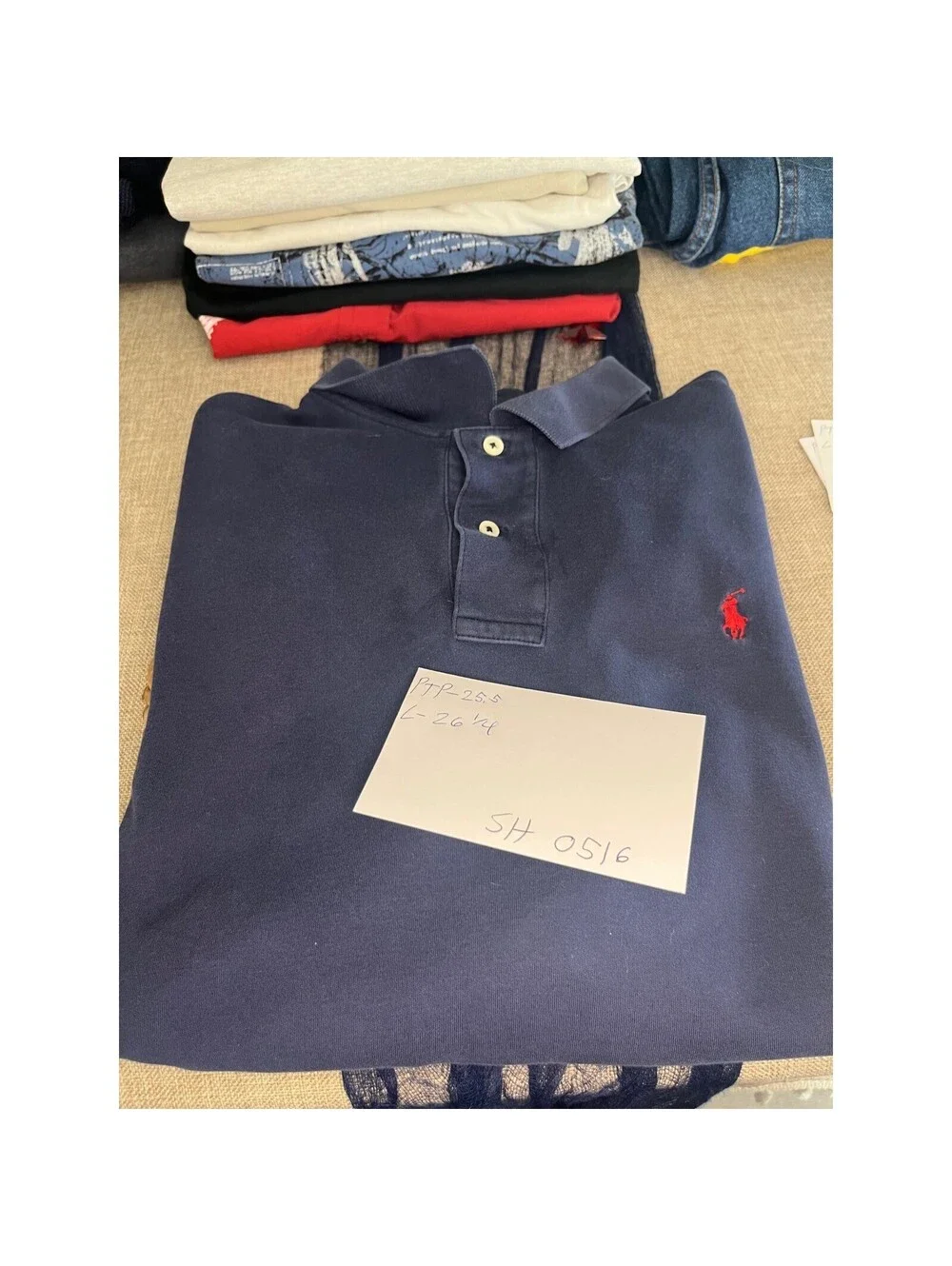 Polo Ralph Lauren Navy Short Sleeve Cotton Polo Shirt XL